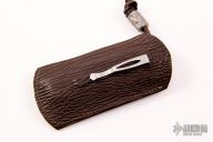 Jigged Titanium Lanny's Clip with Damascus Blade