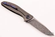 Neon - Damascus, Blackwood Carbon Fiber and MokuTi