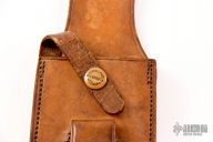 Model 12-13 Sheath - H.Heiser Brown Button