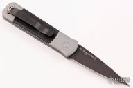 Godson 702 - Grey Handle / Black G10 Inlays / Black Blade / Plain Edge