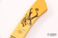 Clip Point Huner w/ Scrimshaw