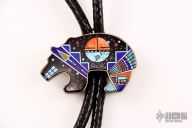 Sterling Silver Bolo w/ Inlaid Stones
