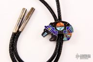 Sterling Silver Bolo w/ Inlaid Stones