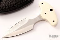 White G-10 Push Dagger 