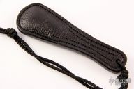 Leather Sap - Black Tooled Leather  