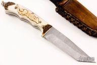 Carved Samurai Tanto