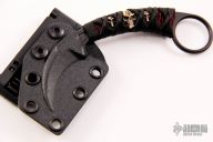 Pika w/ Cord Wrap and Bronze Menuki