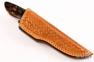 Damascus and Mammoth Ivory Hunter