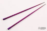 Ti Sushi Sticks with Diamond Pattern