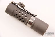 Barrel Flashlight w/ Steel Flame Clip