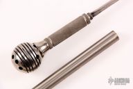 Titanium Sword Cane - Damascus Blade