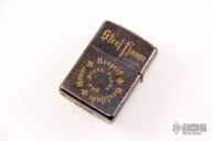 3D Zippo with Darkness Skull and Crossed Rifles