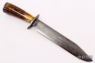 Damascus and Stag Bowie