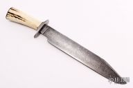 Damascus and Stag Bowie