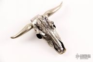 Longhorn Skull Push Dagger