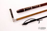 2 Vintage Wooden Walking Sticks and a Swagger Stick