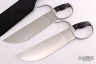 Wing Chun Butterfly Training Swords - BUICK YIP Version 9 - Hybrid 12 - Blunt - Satin