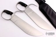 Wing Chun Butterfly Training Swords - BUICK YIP Version 9 - Hybrid 12 - Blunt - Satin