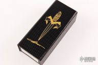 Combat Troodon Interceptor - Mirror Polish and Copper Hardware