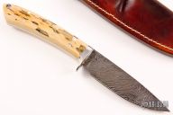 Damascus and Mammoth Ivory Hunter