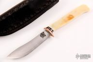 Pocket Knife - Fossil Walrus Ivory