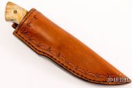 Drop Point Hunter - Feather Damascus