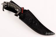 Mortal Kombat Gil Hibben Knife #0381- Signed box and Autographed Picture