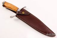 Feather Damascus Bowie