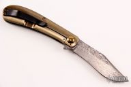 Backpocket Flipper with Damasteel, Timascus, and Zirc