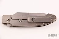 Framelock Flipper - Skull Pivot and Engraved Clip