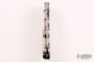 Framelock Flipper - Skull Pivot and Engraved Clip