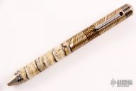 500 Series Cap Pen - 3-Color Mokume, Mammoth Tooth and Faceted Ti