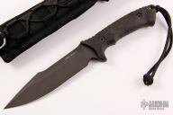 Harsey Model II - Flat Black / Black w/ Nylon Sheath  