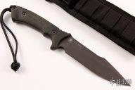 Harsey Model II - Flat Black / Black w/ Nylon Sheath  