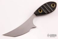 Rollout Tanto with Canvas Micarta Scales