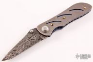 Damascus Tanto Linerlock