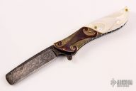 Damascus and Pearl Folder