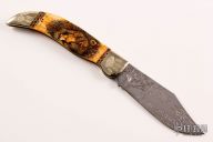 Engraved and Scrimshawed Slipjoint