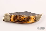 Engraved and Scrimshawed Slipjoint