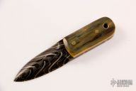 Damascus Magnetic Push Dagger