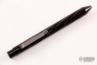 Spiral Fluted Zirc Clicker Pen