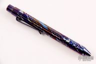 Straight Fluted and Dotted MokuTi Clicker Pen