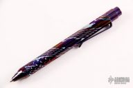 Straight Fluted and Dotted MokuTi Clicker Pen