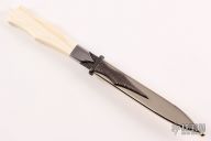 Damascus and Mammoth Ivory Dagger
