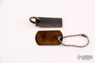 Sterling Silver Bushido Pendent and Bushido Dog Tag