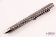 Dotted Titanium Clicker Pen