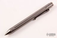 Fluted Titanium Clicker Pen