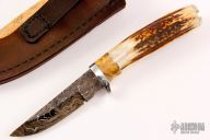 Hunter - Stag and Birds Eye Damascus