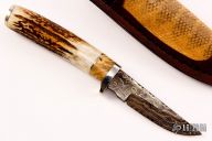 Hunter - Stag and Birds Eye Damascus