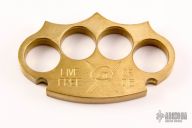 Brass "Live Free or Die" Knucks